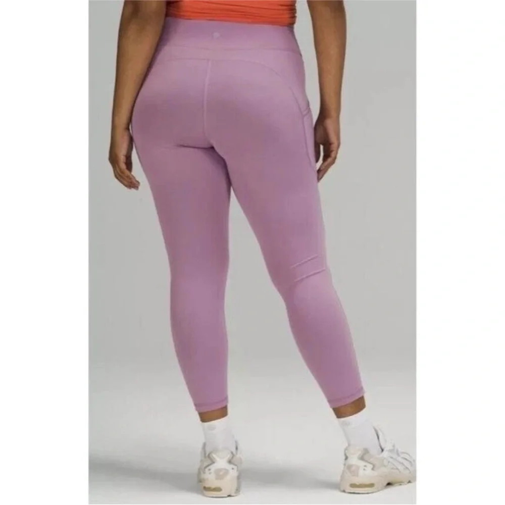 Lululemon Invigorate High-Rise 23” crop Size 18 Jubilee Lavender Leggings